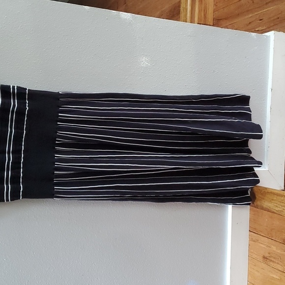 ME+EM cotton stripe Elegant Black Striped maxi dress - Picture 11 of 11